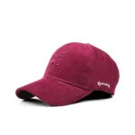 MAROON CORDUROY CAP