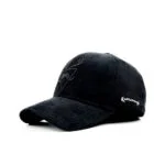 BLACK CORDUROY CAP